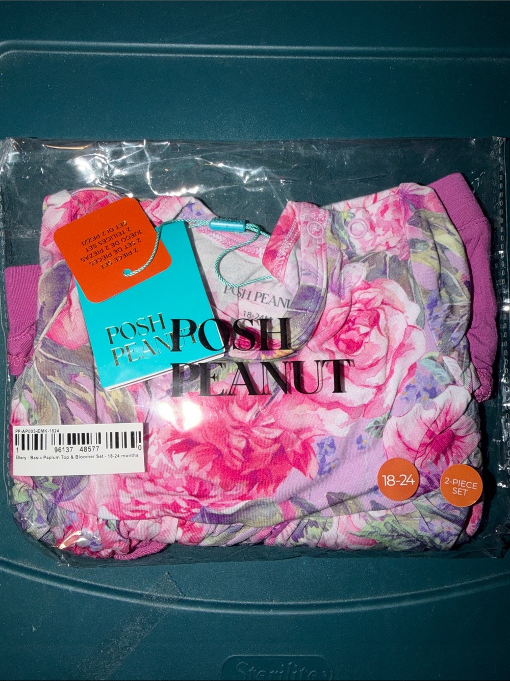 Posh Peanut Ellery peplum & bloomer set